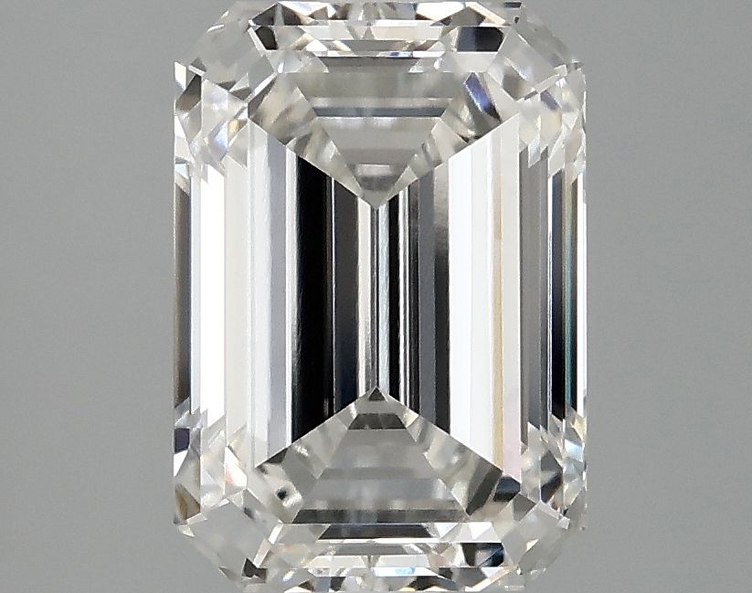 2.88 Carat F-VVS2 Emerald Lab Diamond