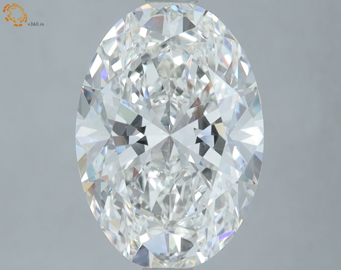 3.09 Carat F-VVS2 Oval Lab Diamond