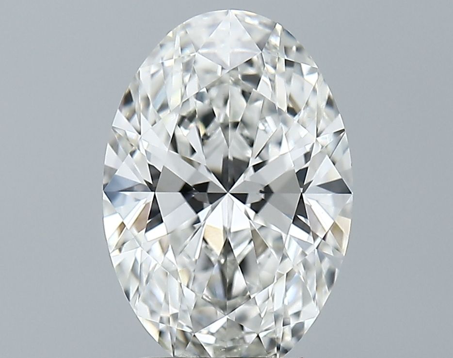 2.52 Carat F-VVS2 Oval Lab Diamond