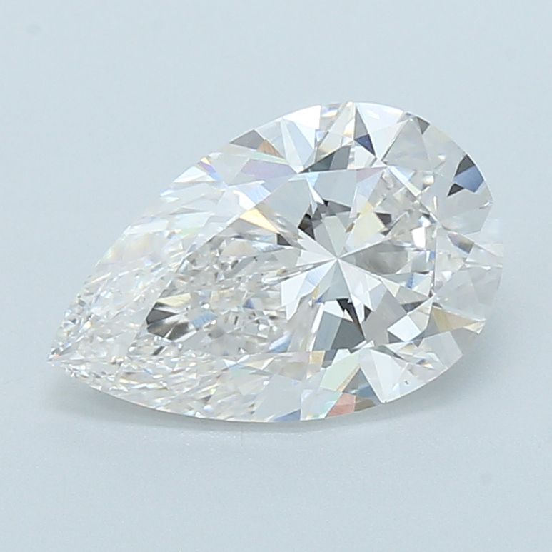 3.02 Carat G-VVS2 Pear Lab Diamond