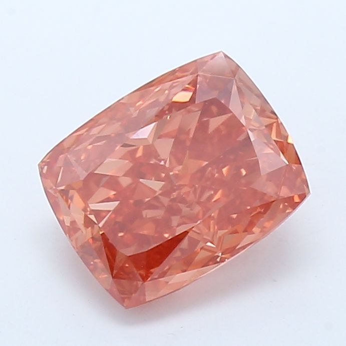 3.04 Carat Cushion Cut Fancy Red