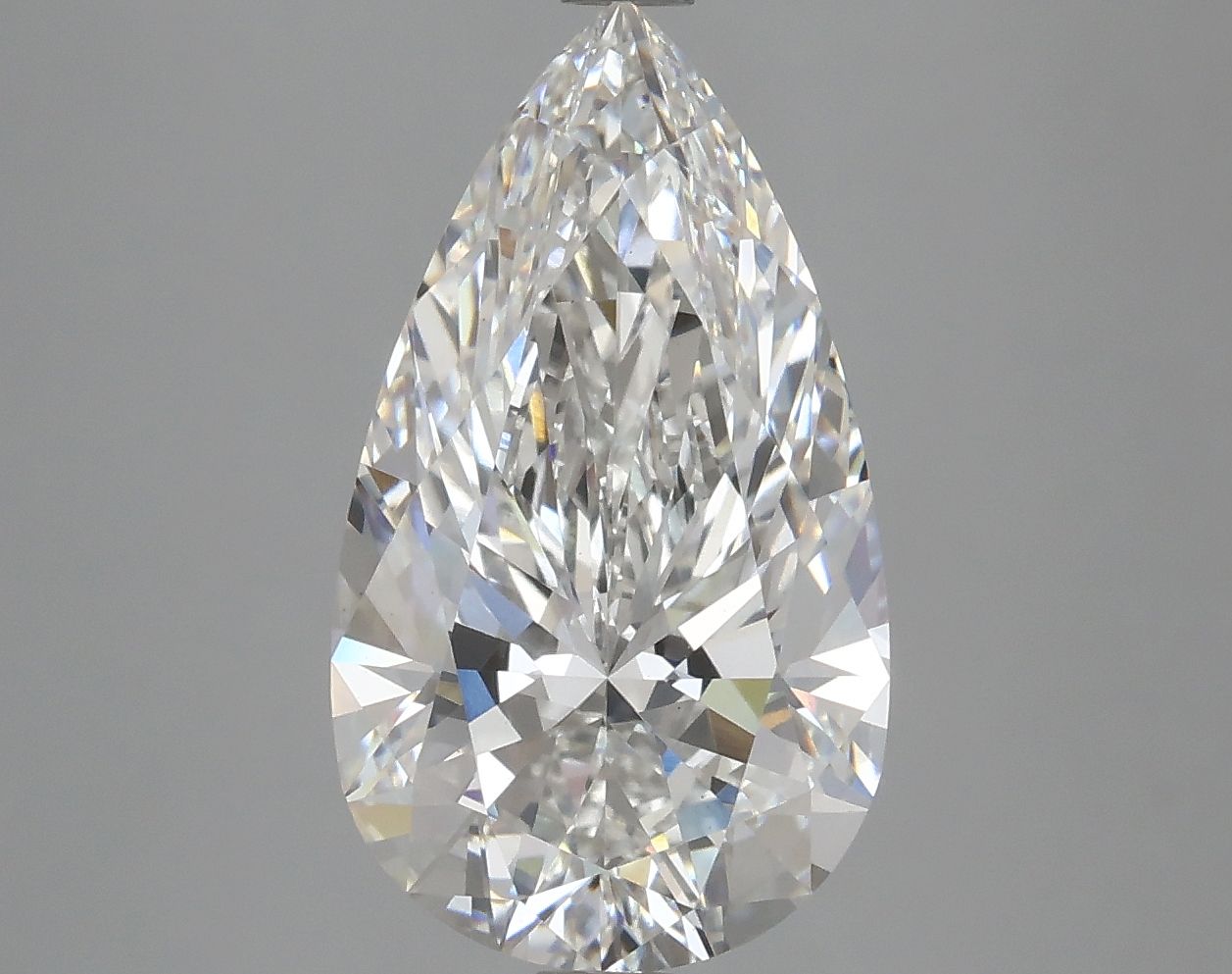 4.09 Carat G-VS1 Pear Lab Diamond