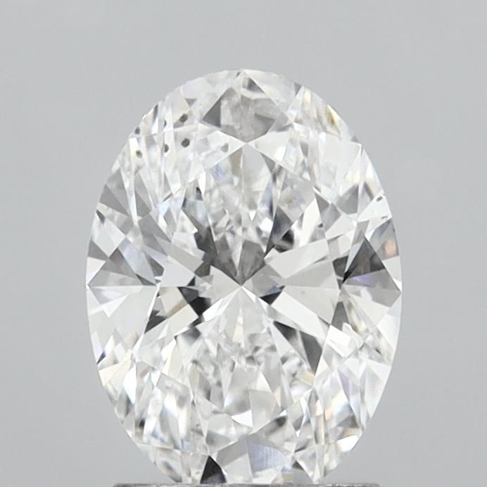 2.00 Carat D-SI1 Oval Lab Diamond