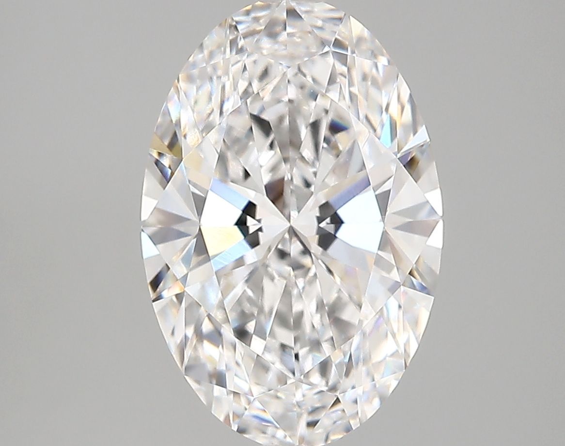 3.85 Carat D-VVS1 Oval Lab Diamond