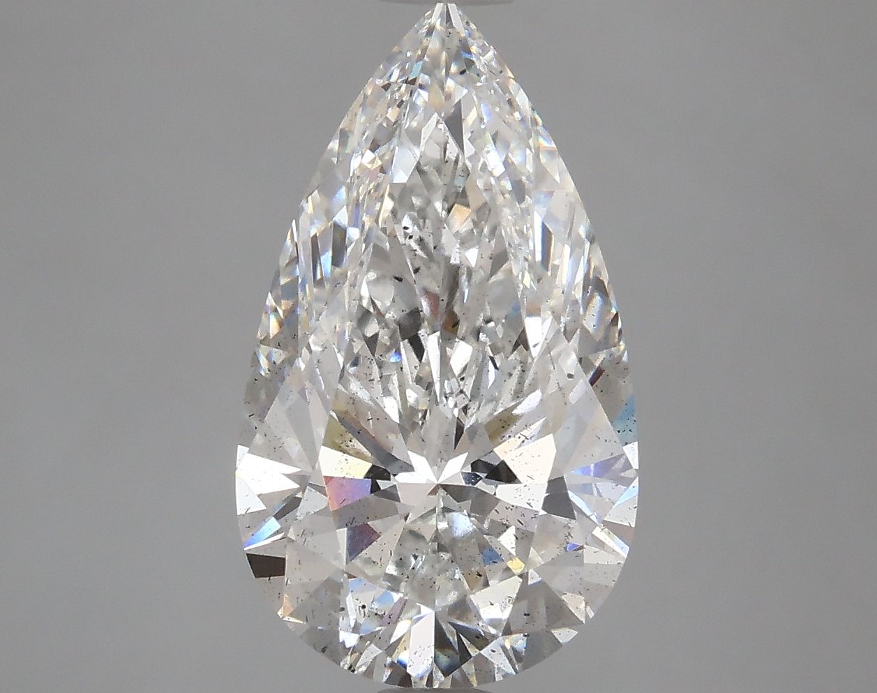 4.02 Carat F-SI2 Pear Lab Diamond
