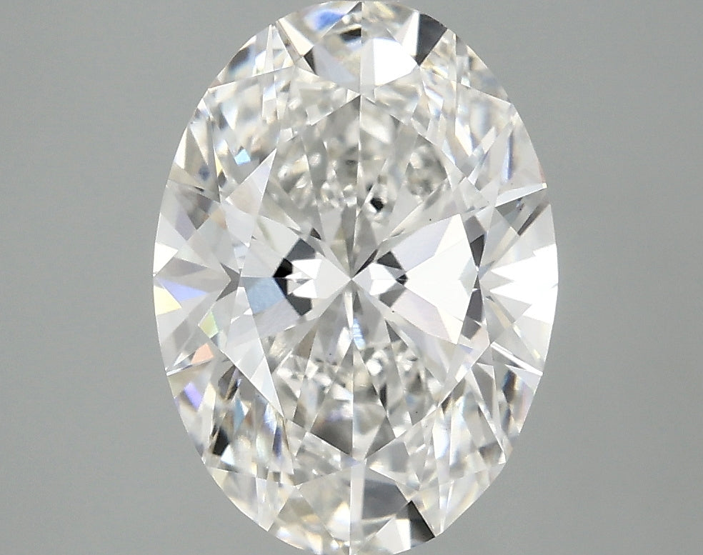 3.05 Carat F-VS1 Oval Lab Diamond