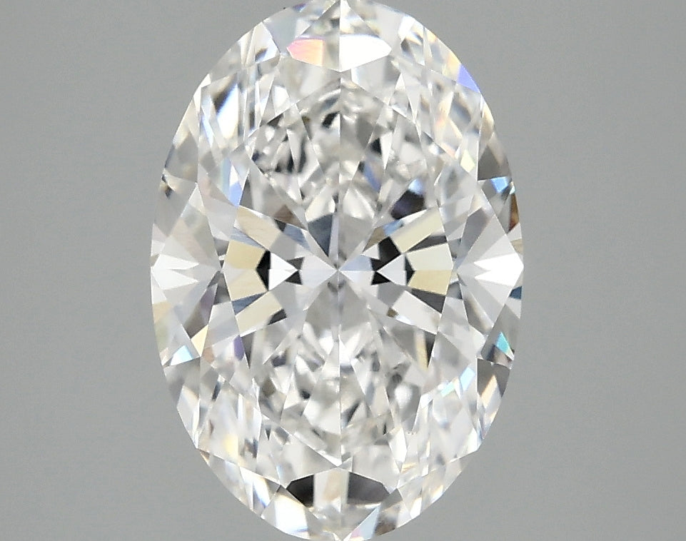 2.75 Carat F-VVS2 Oval Lab Diamond