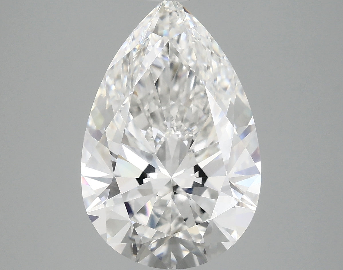 4.07 Carat E-VVS2 Pear Lab Diamond