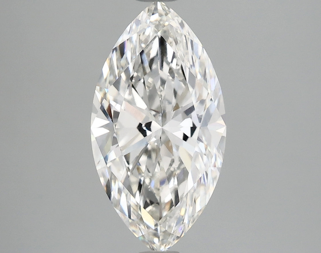 2.47 Carat F-VVS2 Marquise Lab Diamond