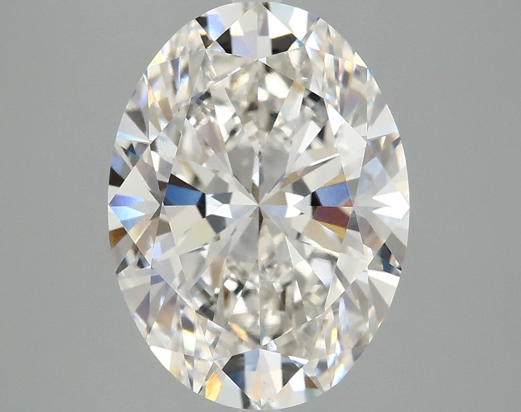 4.00 Carat G-VVS2 Oval Lab Diamond