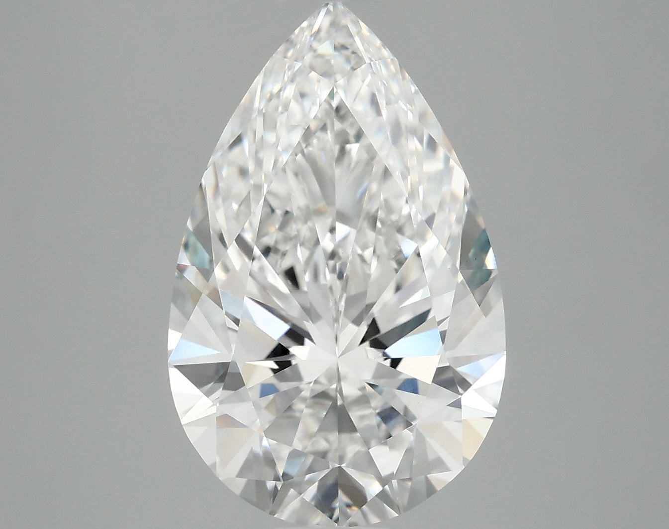 4.02 Carat E-VVS2 Pear Lab Diamond