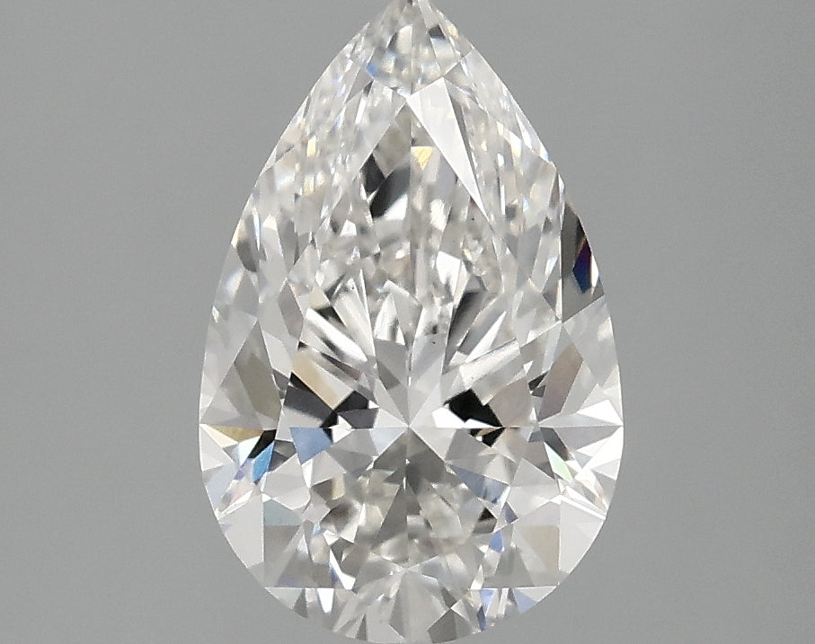 2.03 Carat G-VS1 Pear Lab Diamond