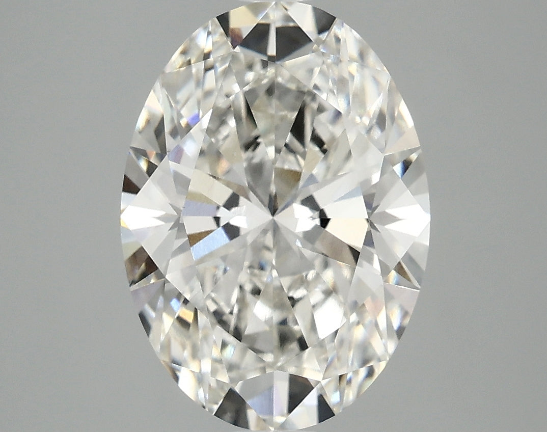 3.85 Carat G-VVS2 Oval Lab Diamond