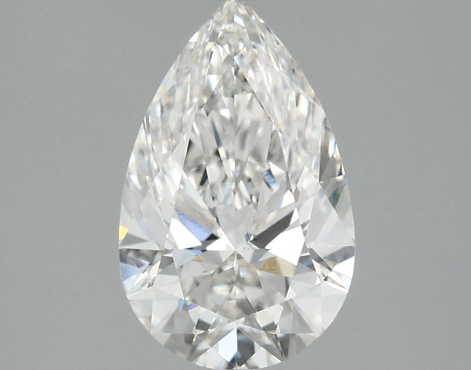 2.02 Carat F-VVS2 Pear Lab Diamond