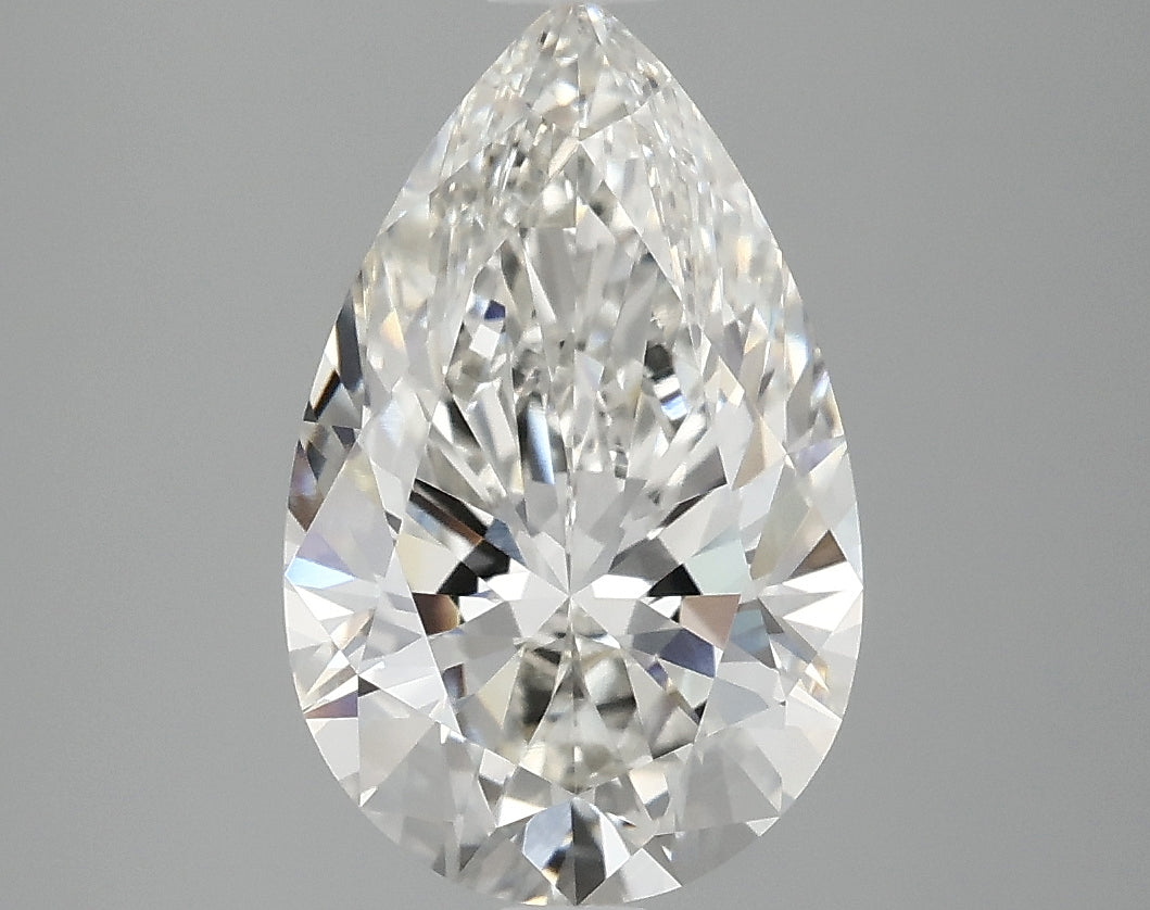 3.01 Carat G-VVS2 Pear Lab Diamond
