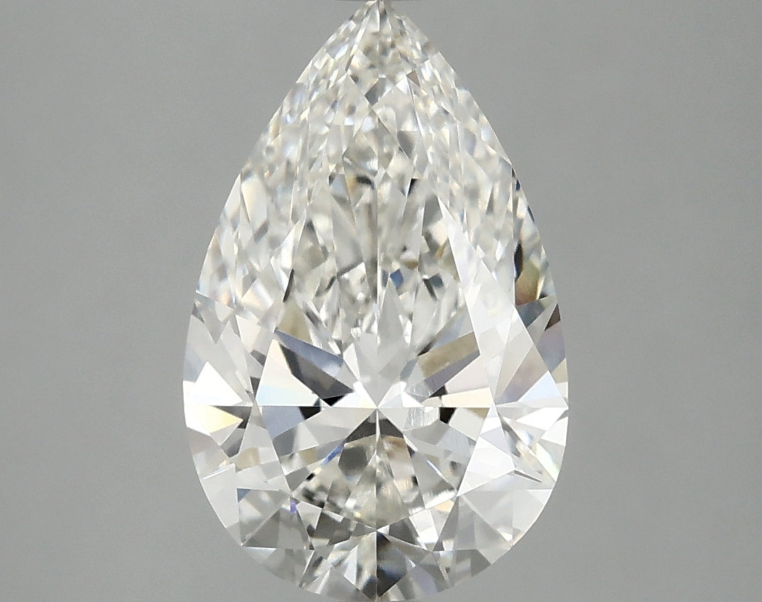 3.03 Carat G-VVS2 Pear Lab Diamond