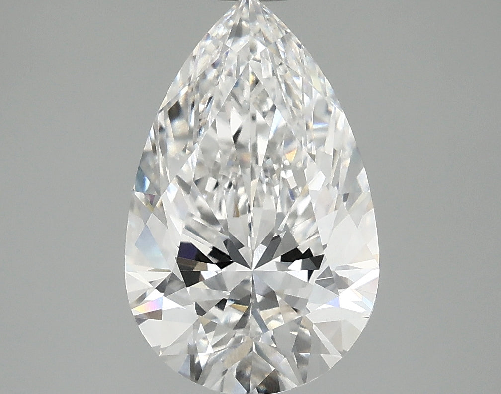 2.66 Carat E-VVS2 Pear Lab Diamond