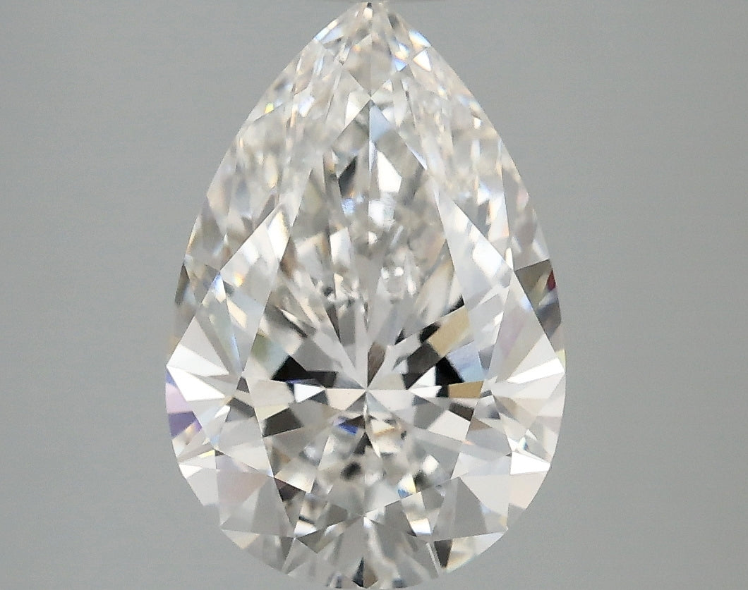 3.04 Carat F-VS1 Pear Lab Diamond