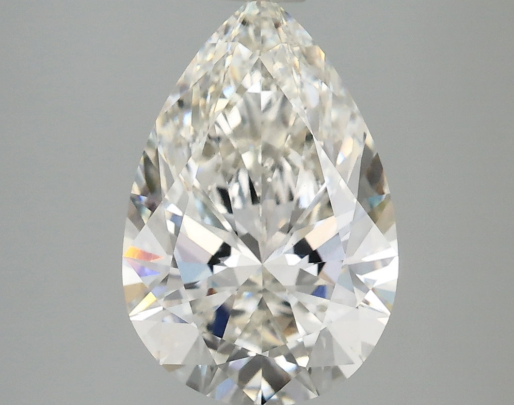 3.10 Carat G-VVS2 Pear Lab Diamond