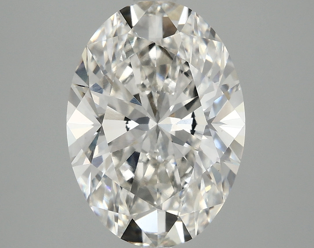4.08 Carat G-VVS2 Oval Lab Diamond