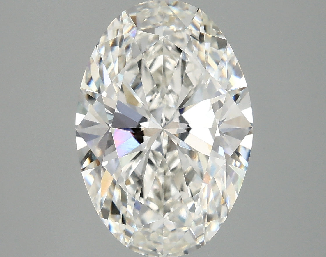 3.77 Carat G-VS1 Oval Lab Diamond