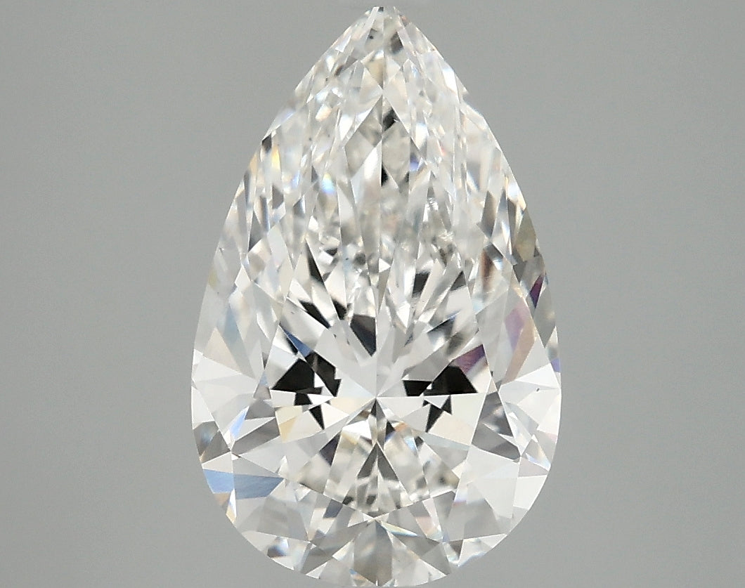 3.02 Carat G-VS1 Pear Lab Diamond