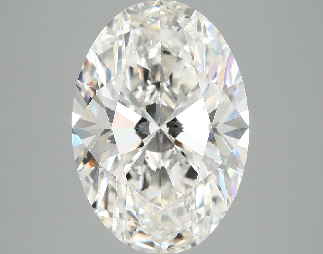 4.09 Carat G-VVS2 Oval Lab Diamond