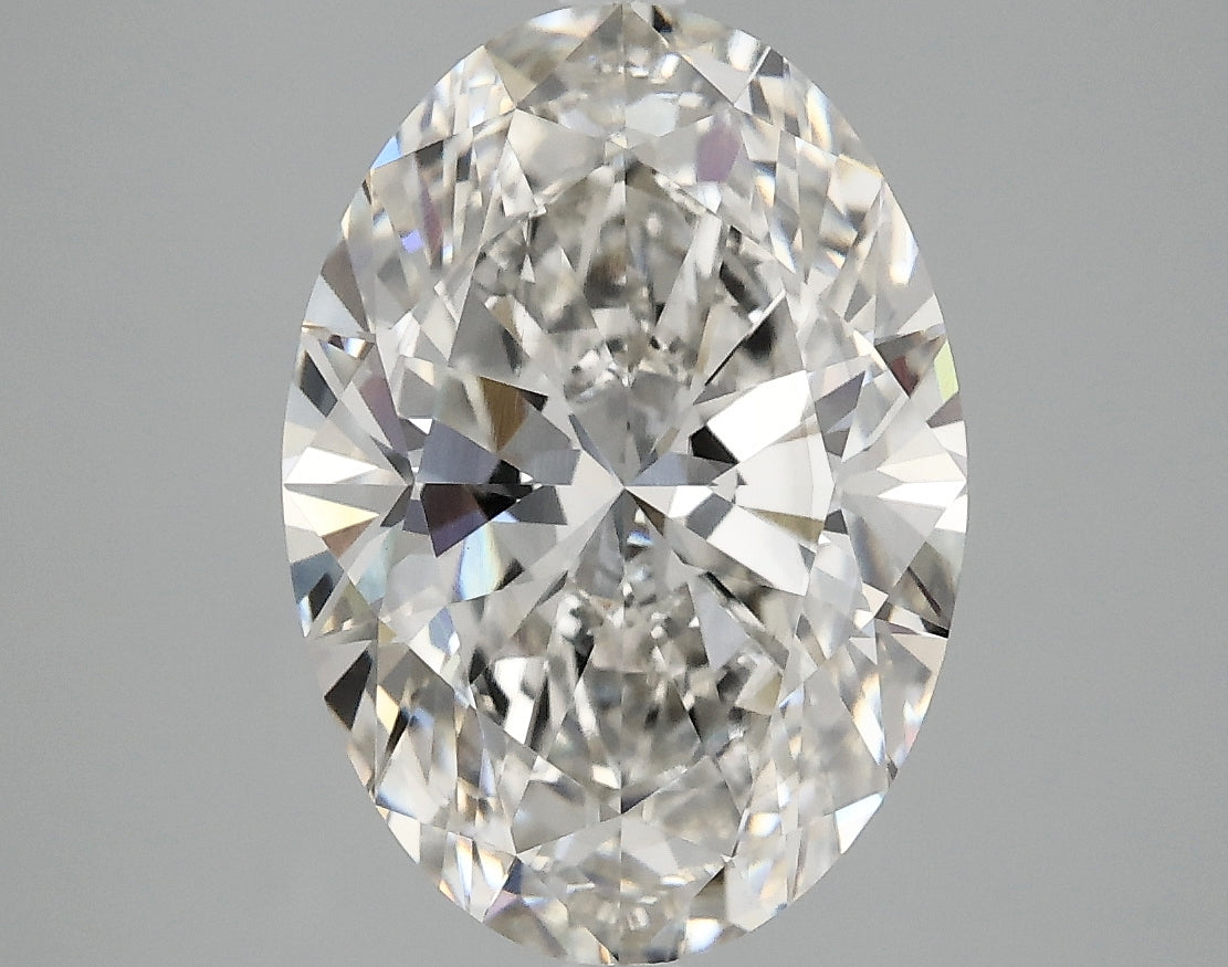 4.08 Carat G-VS2 Oval Lab Diamond