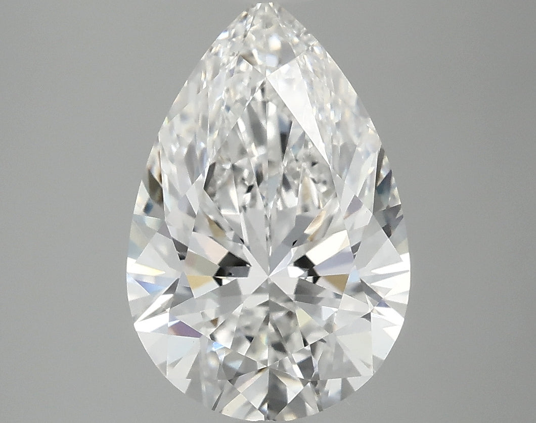 3.03 Carat E-VVS2 Pear Lab Diamond
