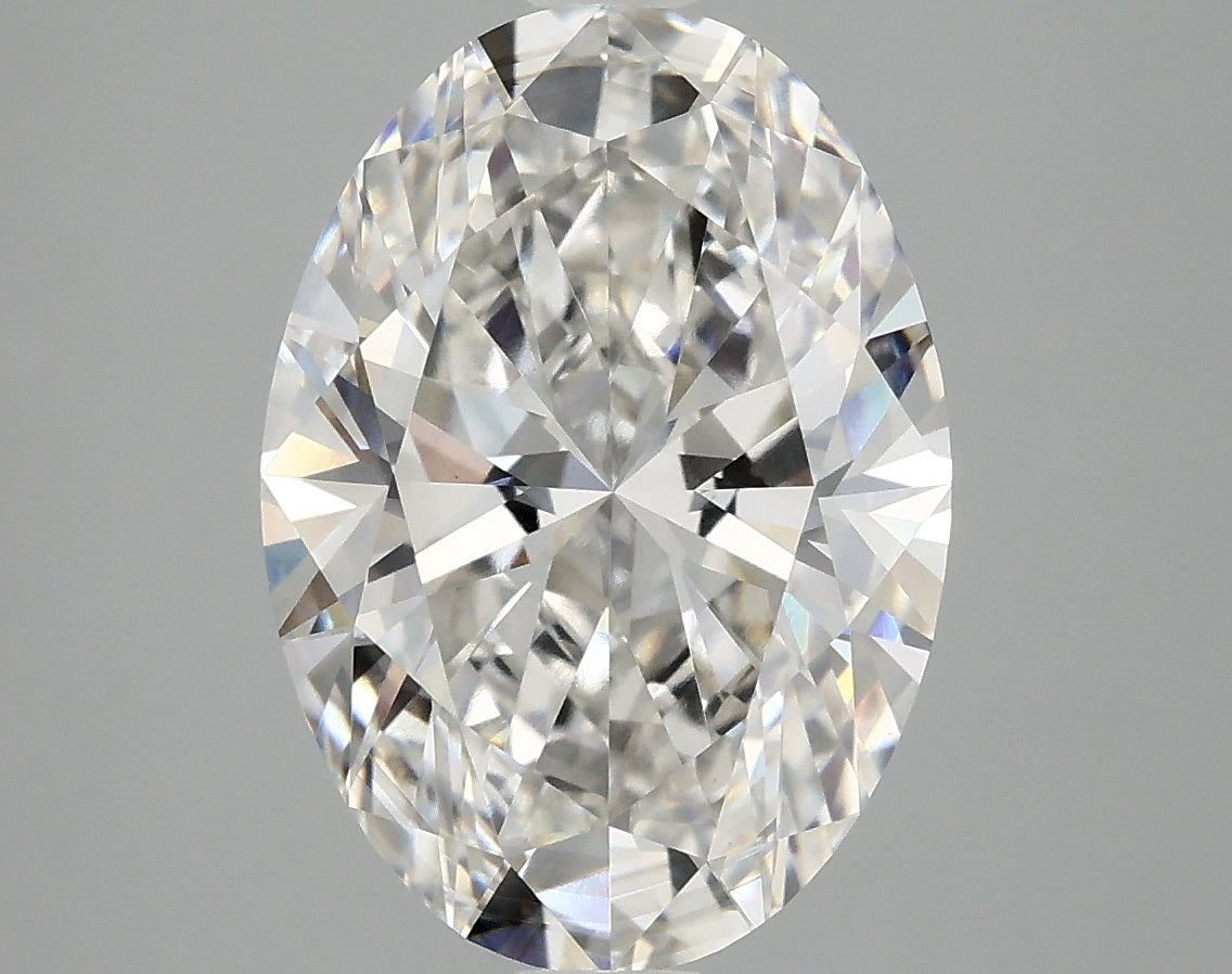 3.71 Carat G-VS2 Oval Lab Diamond