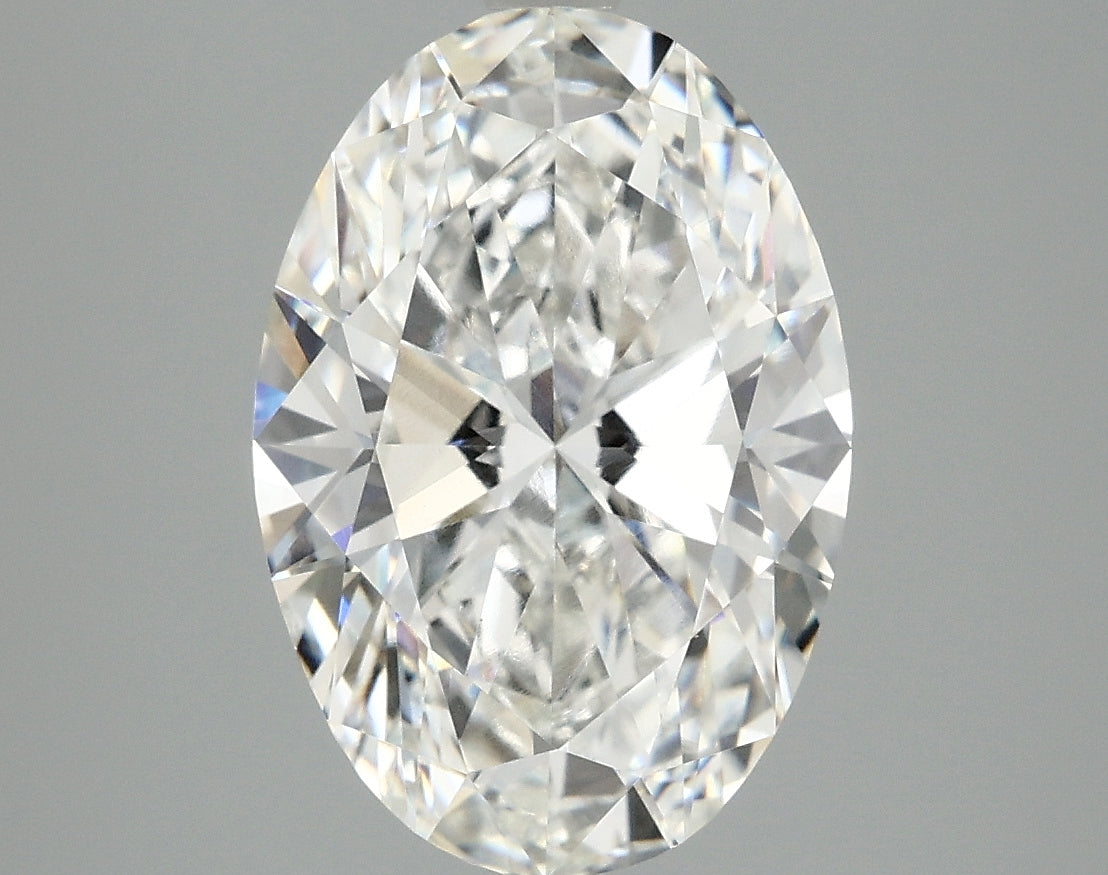 4.10 Carat F-VVS2 Oval Lab Diamond