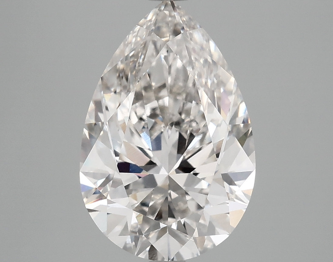 4.10 Carat G-VS1 Pear Lab Diamond