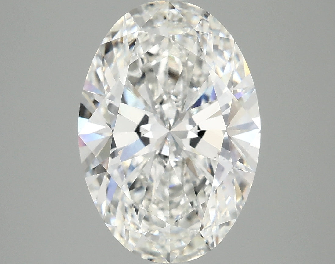 3.78 Carat F-VS1 Oval Lab Diamond