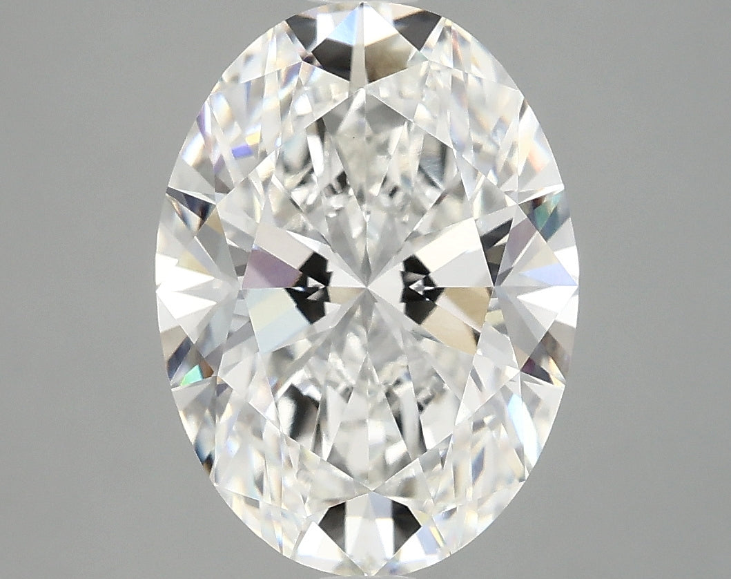 4.10 Carat F-VVS2 Oval Lab Diamond