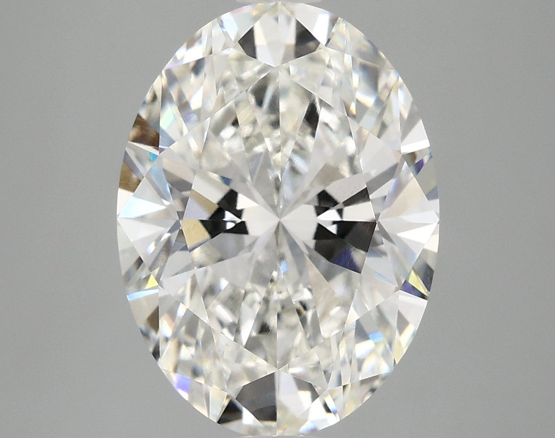 4.05 Carat F-VVS2 Oval Lab Diamond