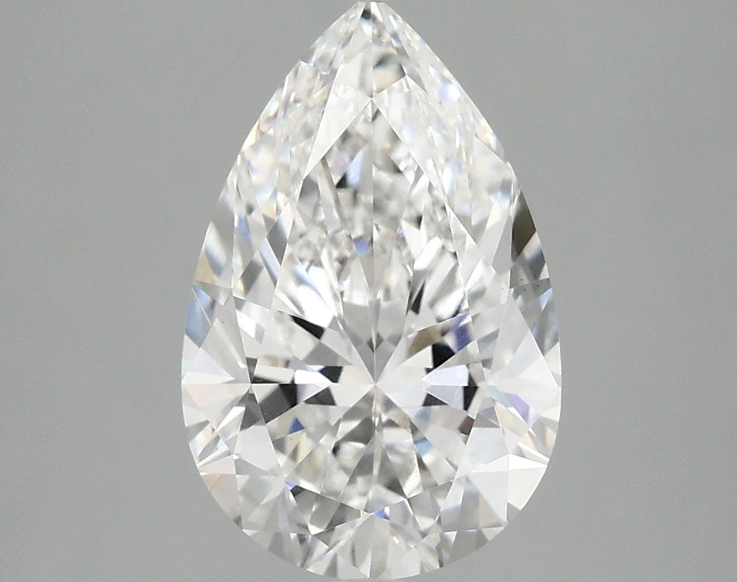 2.92 Carat F-VS1 Pear Lab Diamond
