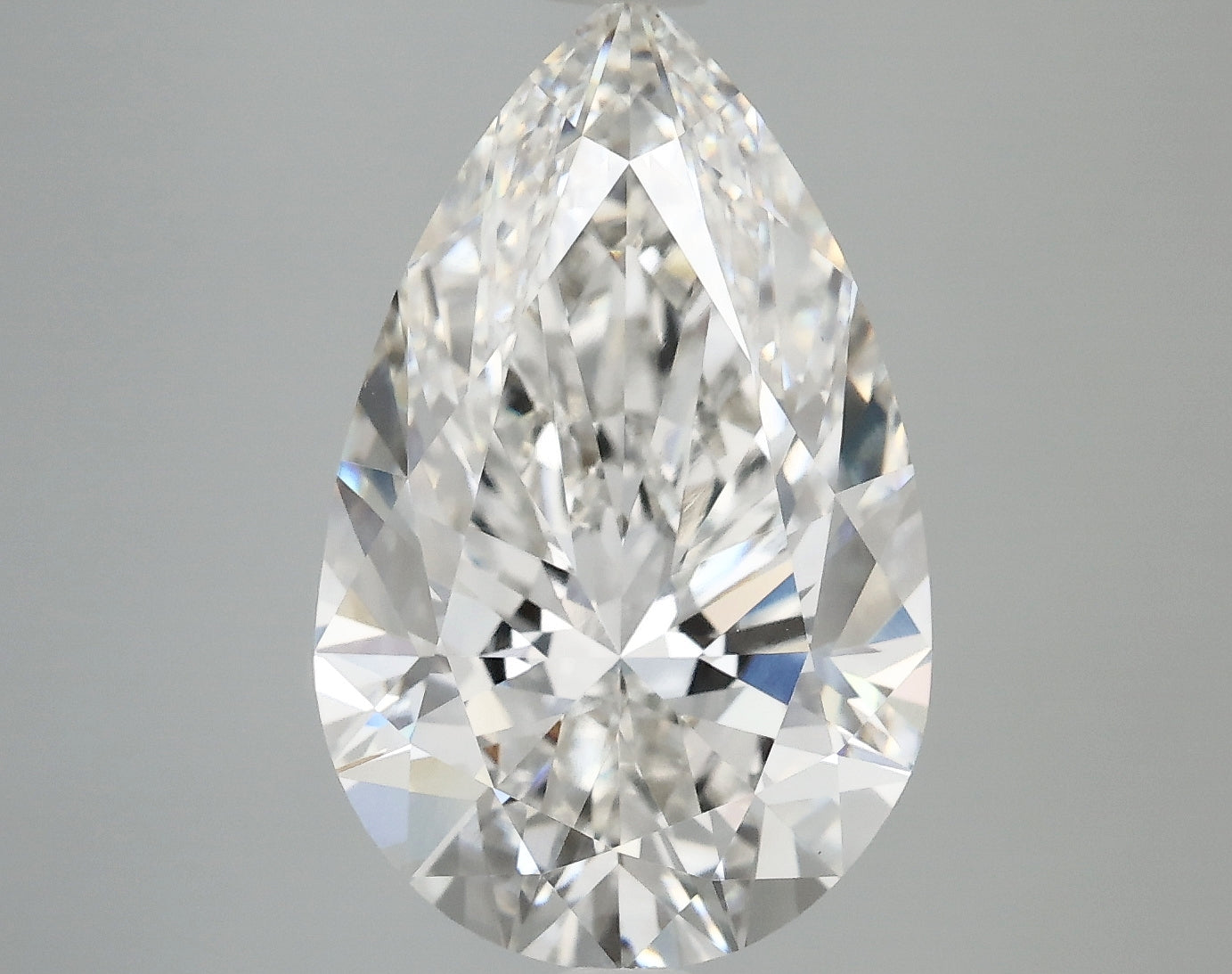 6.09 Carat G-VS1 Pear Lab Diamond