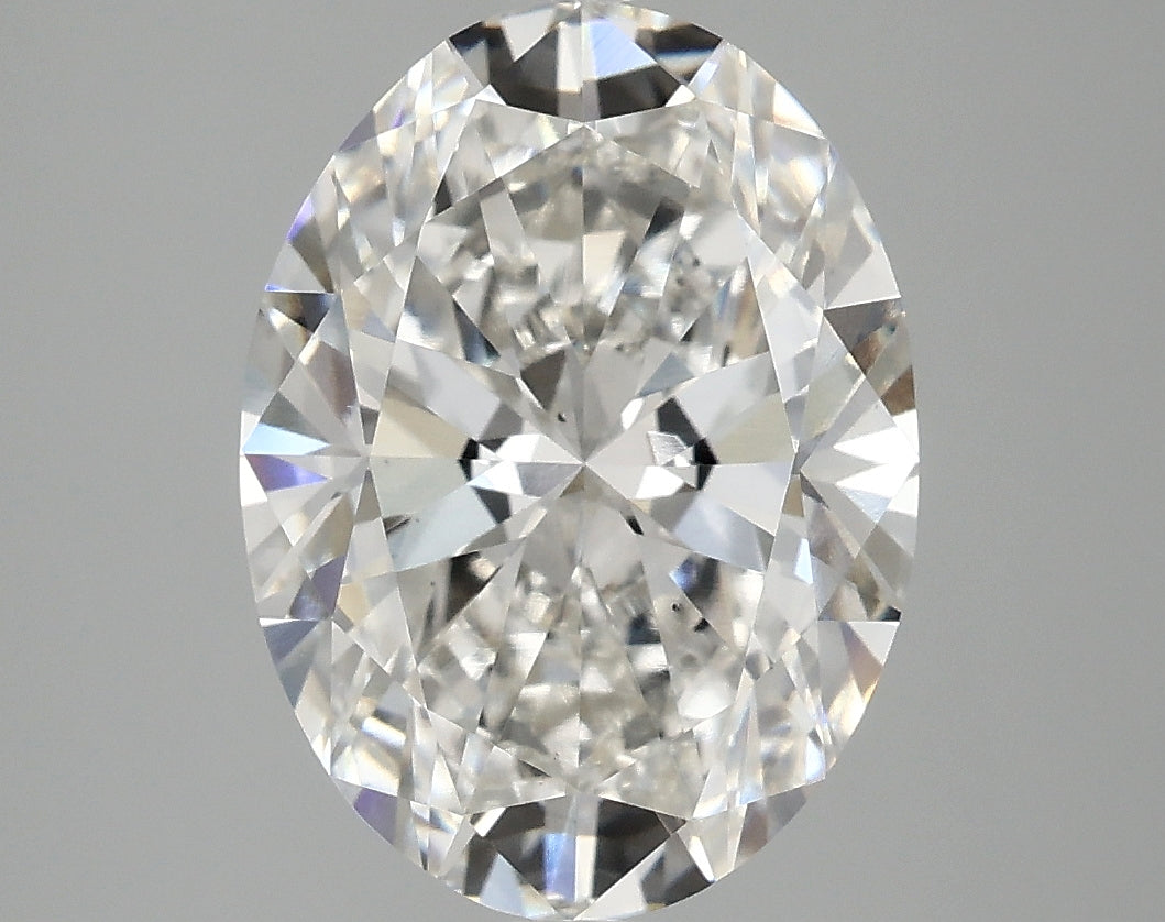 3.93 Carat G-VS2 Oval Lab Diamond