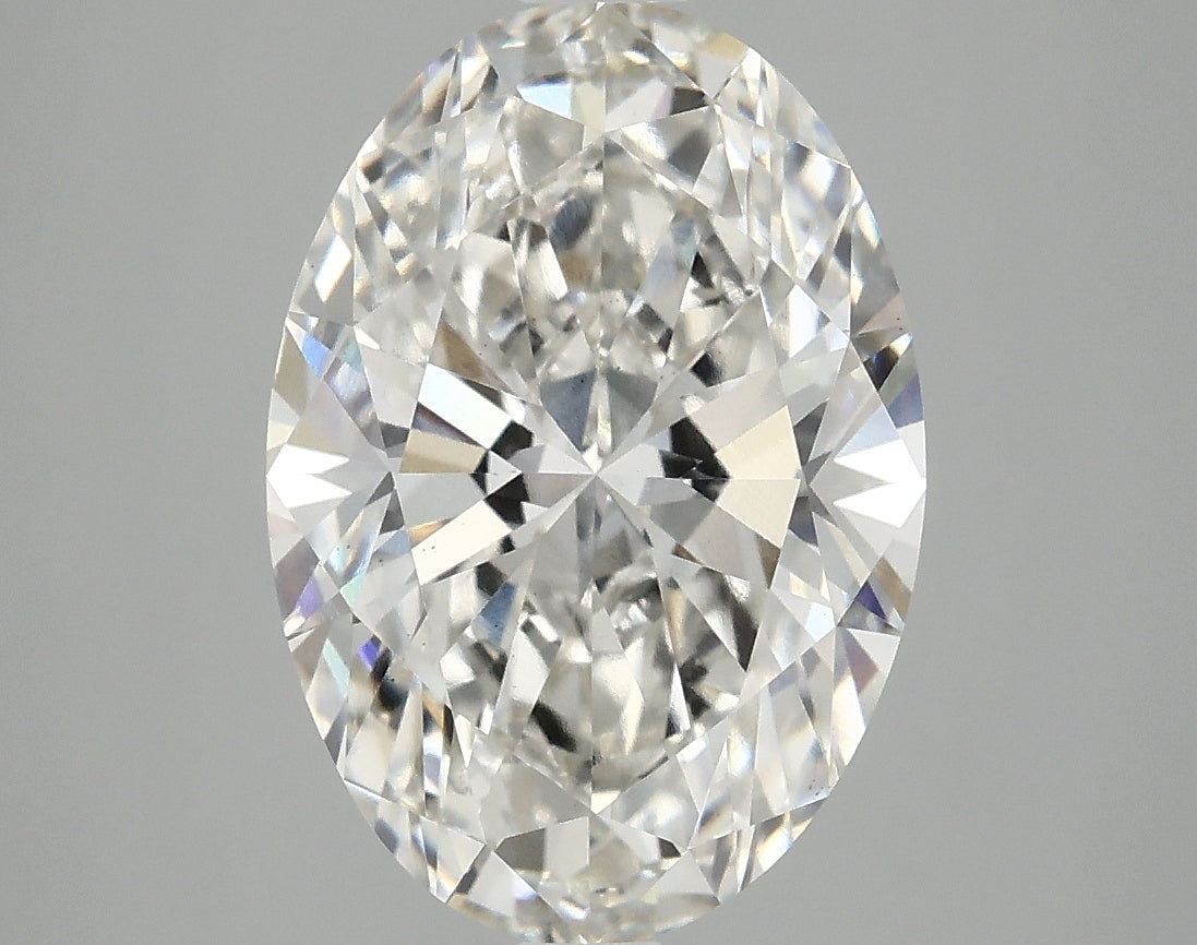3.89 Carat G-VS2 Oval Lab Diamond