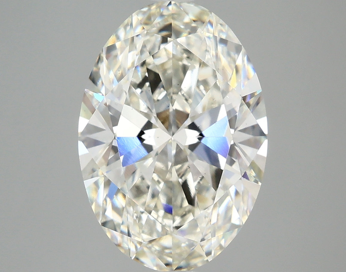 3.92 Carat G-VS2 Oval Lab Diamond
