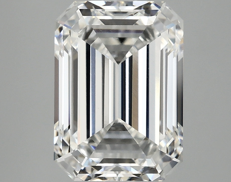 3.95 Carat F-VVS2 Emerald Lab Diamond