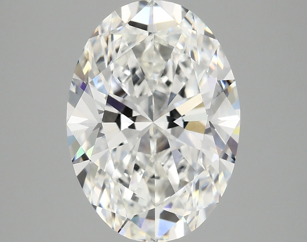 4.04 Carat F-VVS2 Oval Lab Diamond