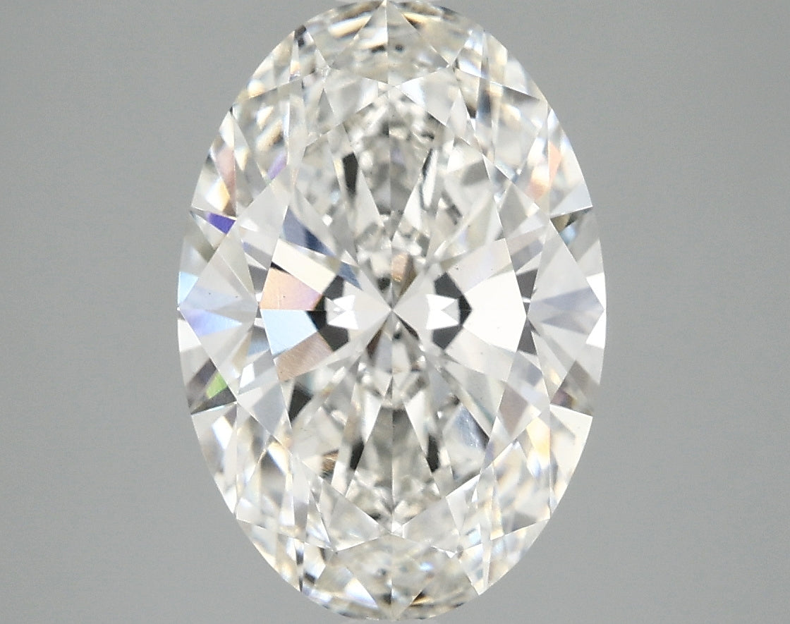 3.92 Carat G-VS2 Oval Lab Diamond