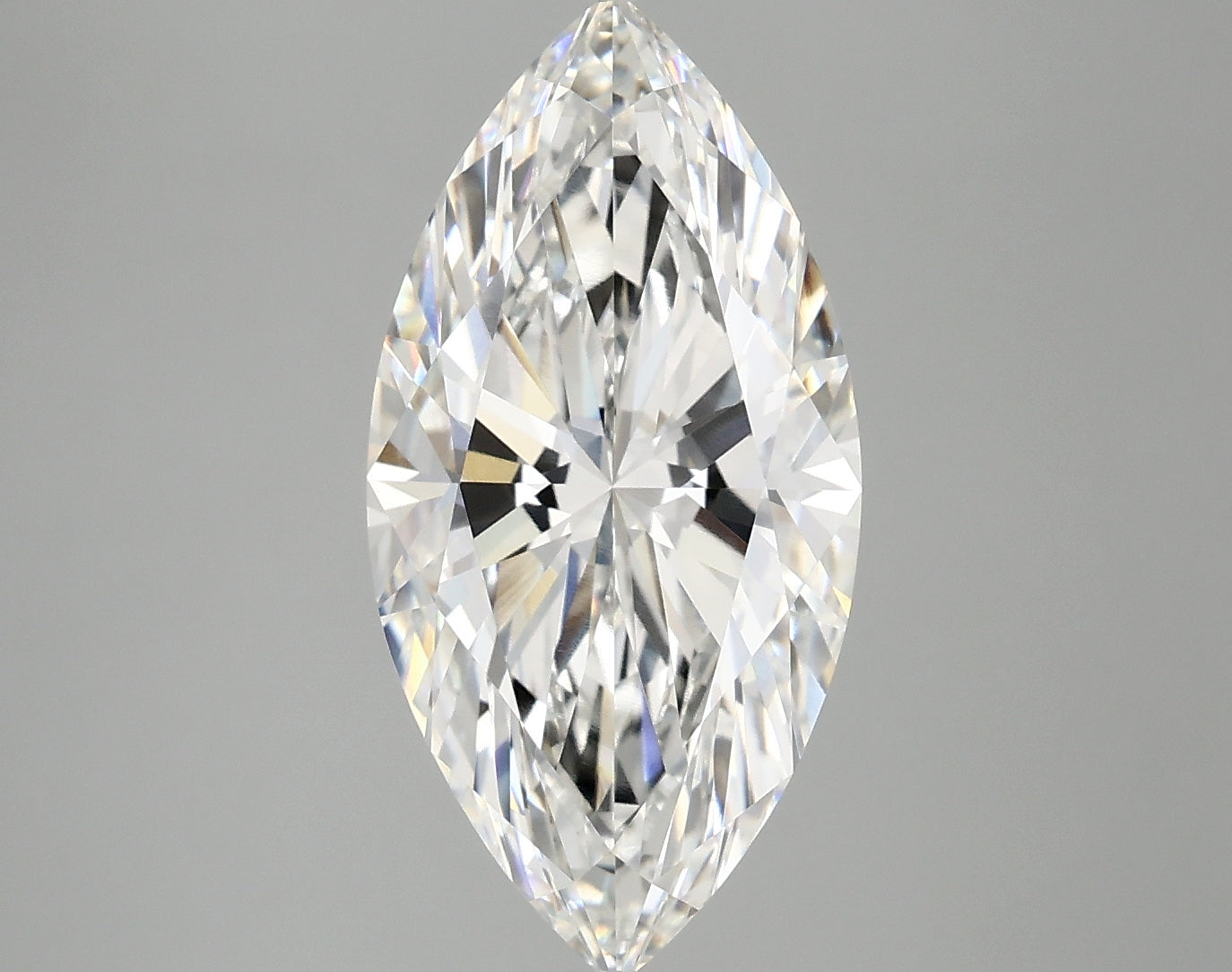 3.77 Carat F-VVS2 Marquise Lab Diamond