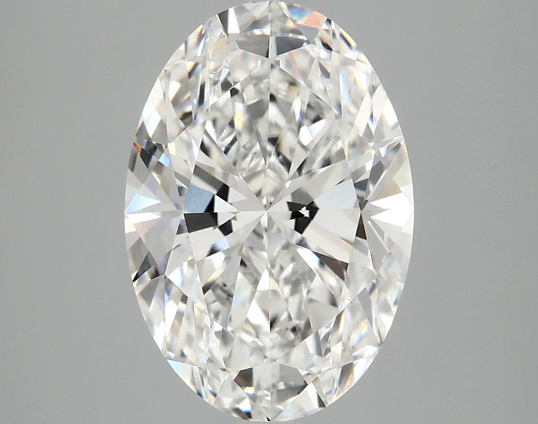 3.81 Carat F-VVS2 Oval Lab Diamond