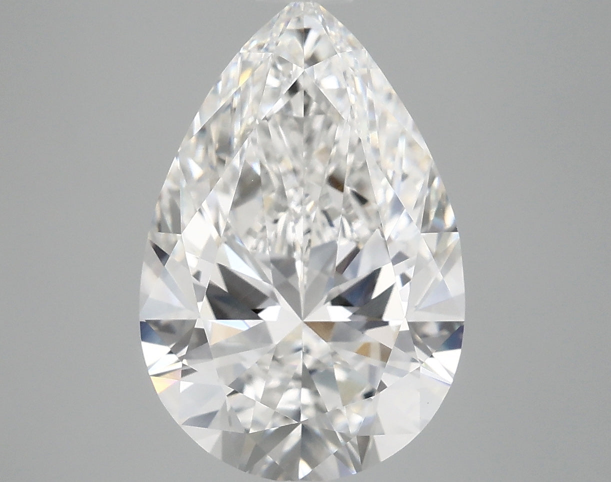 4.83 Carat E-VVS2 Pear Lab Diamond