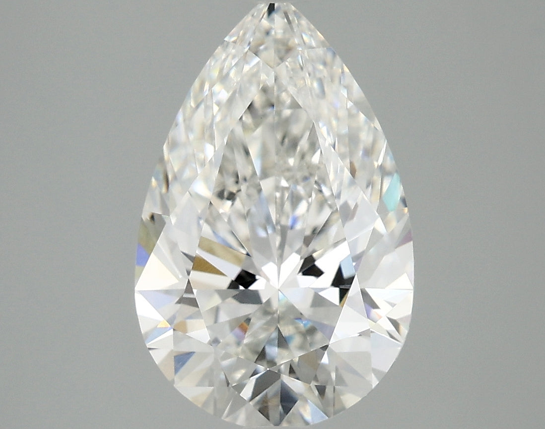 3.10 Carat F-VVS1 Pear Lab Diamond