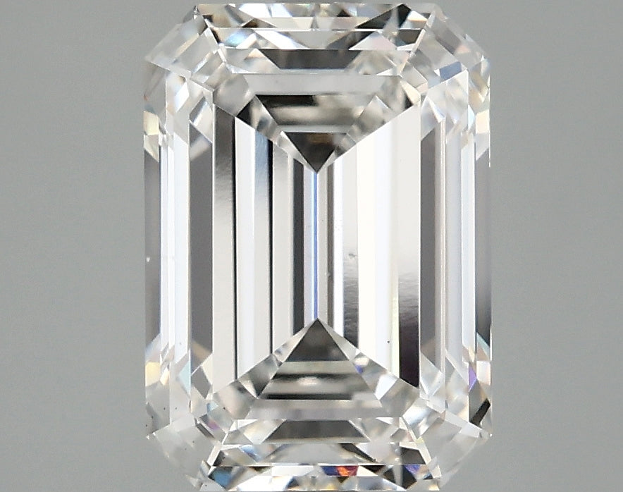 3.73 Carat F-VS1 Emerald Lab Diamond