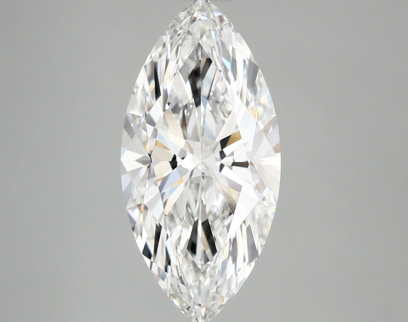 3.74 Carat F-VVS2 Marquise Lab Diamond