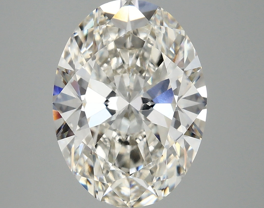 3.98 Carat G-VVS2 Oval Lab Diamond